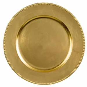 Gold Acrylic Charger Plates