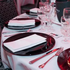 Coloured Acrylic Charger Plates