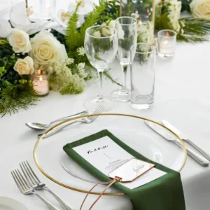 Rimmed Charger Plates