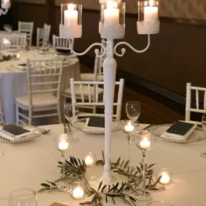 Candleabra White 5arm