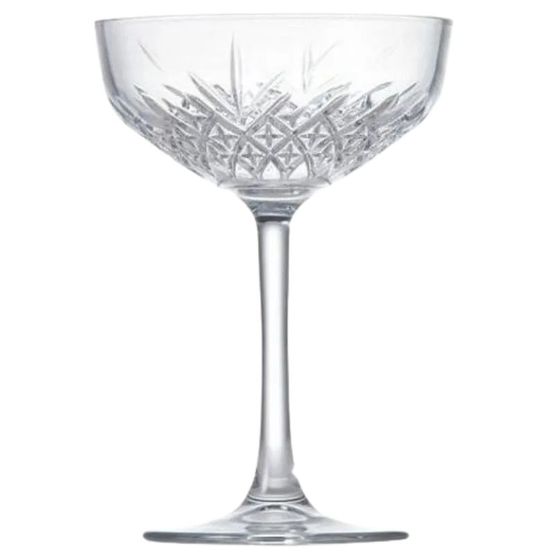 Crystal-Cut Champagne Coupe
