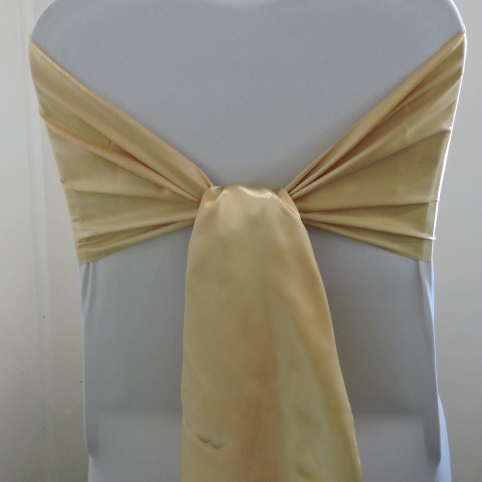 Gold Satin Cravat