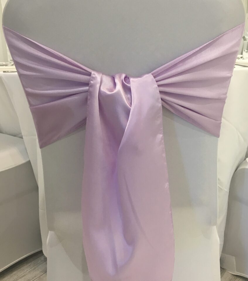 Lavender Satin Cravat
