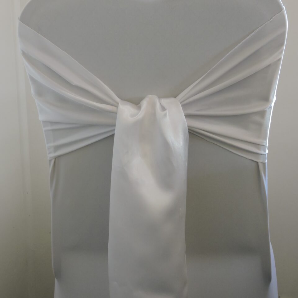 White Satin Cravat