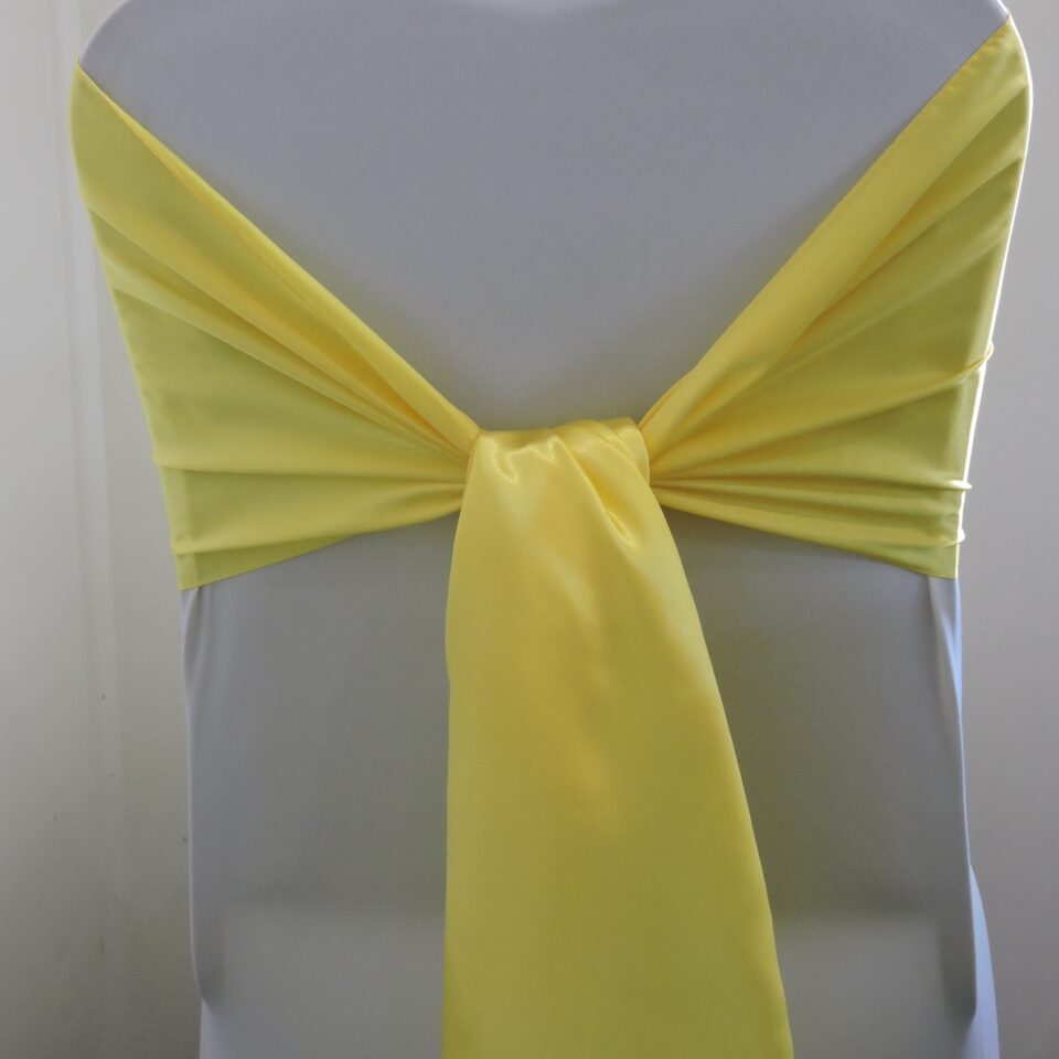Yellow Satin Cravat